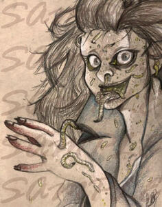 Corruption - Graphite, Color Pencil 2021